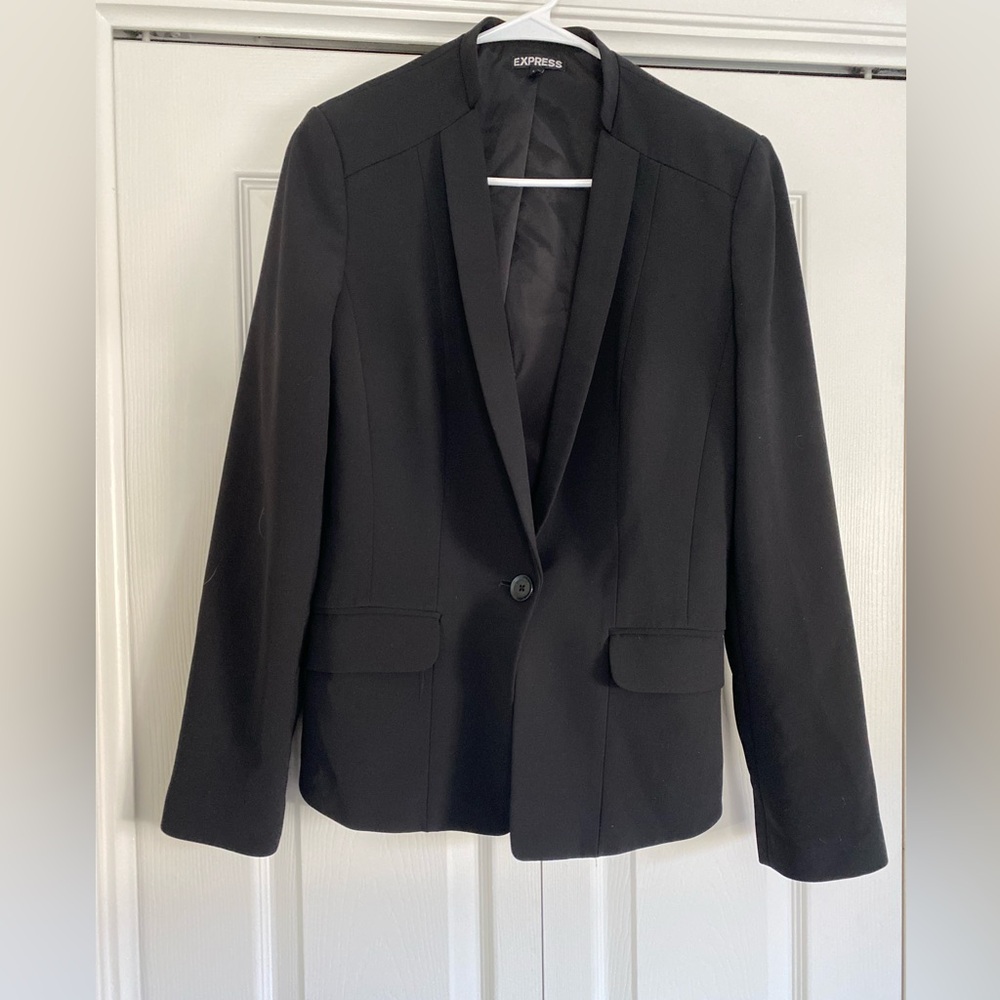 Express Women's Classic Black Suit Jacket
